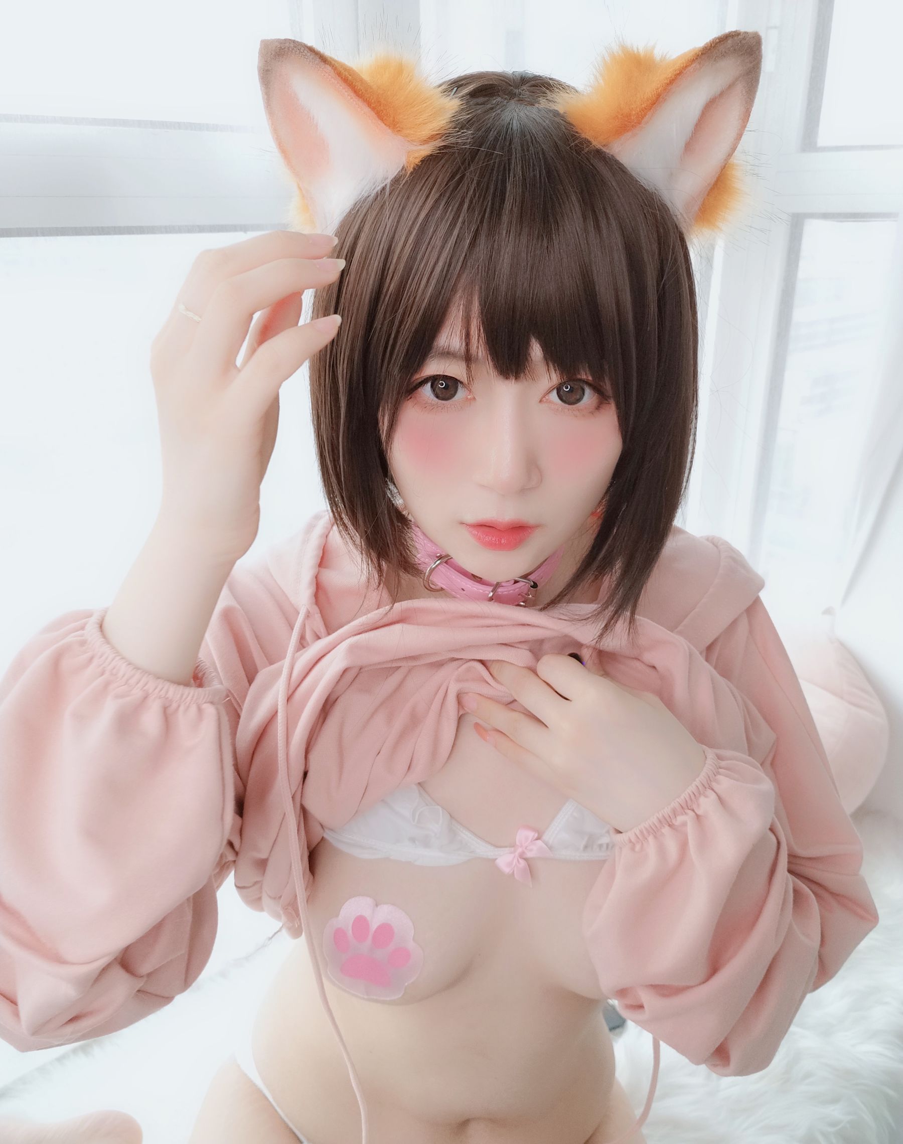 [COS写真]小姐姐白银81–粉红狐狸插图2